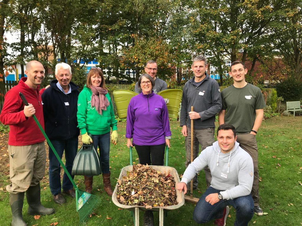 TRANSCEND CORPORATE TEAM SPENDS A DAY WITH ACORNS HOSPICE FOR THE THIRD ...